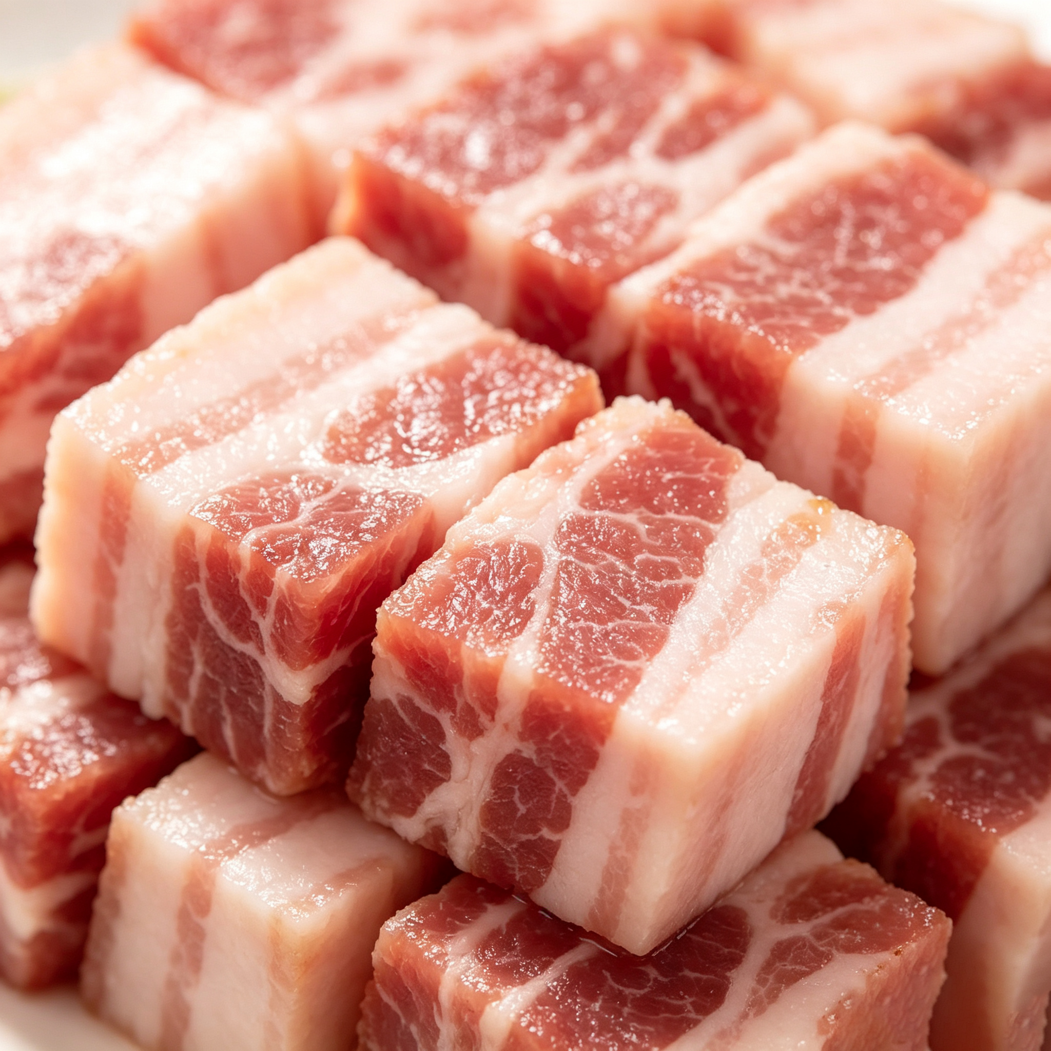 Frozen Pork Belly Cubes