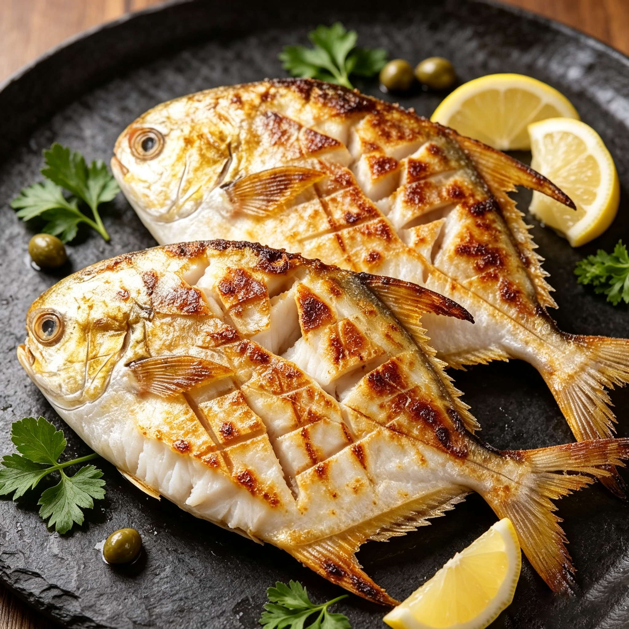 Frozen Golden Pomfret